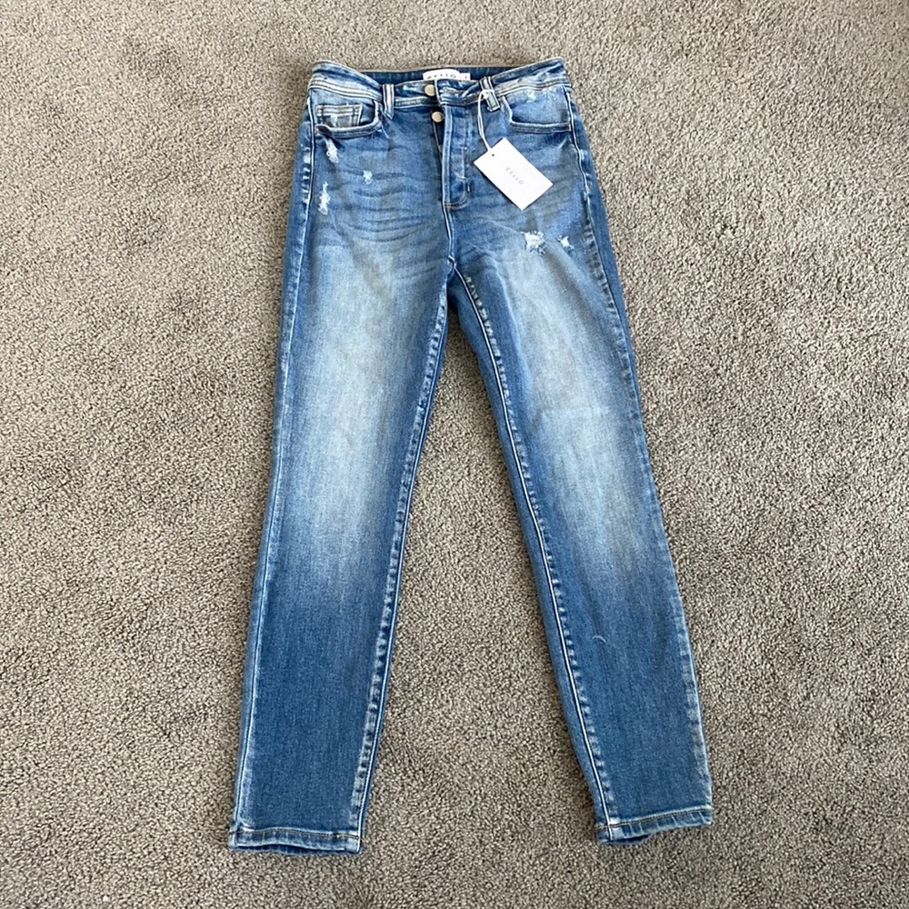 CELLO high rise mom jean 1
